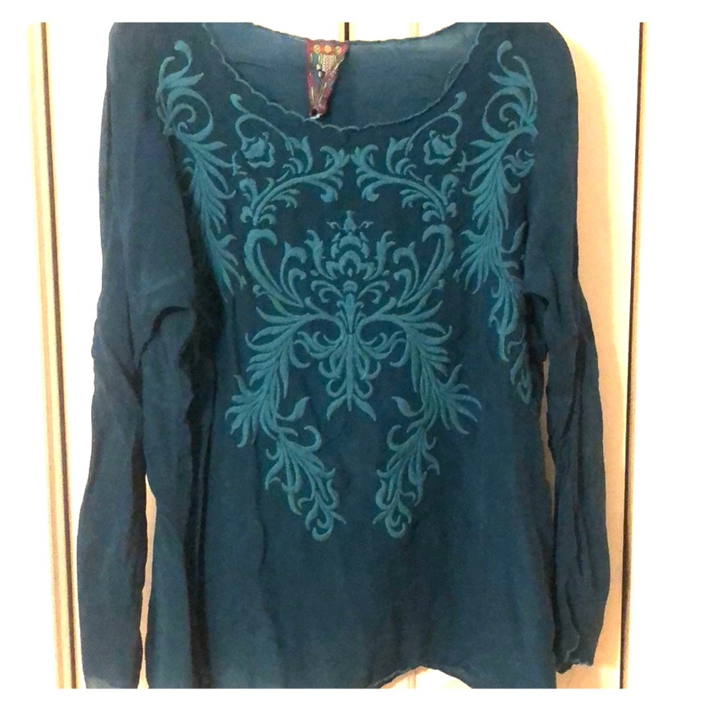 Johnny Was long sleeve top